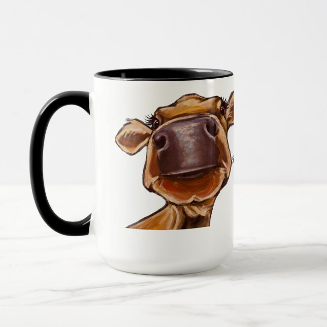 Caneca Vegan Não Tem Leite Aqui. Linda vaca (Esquerda)