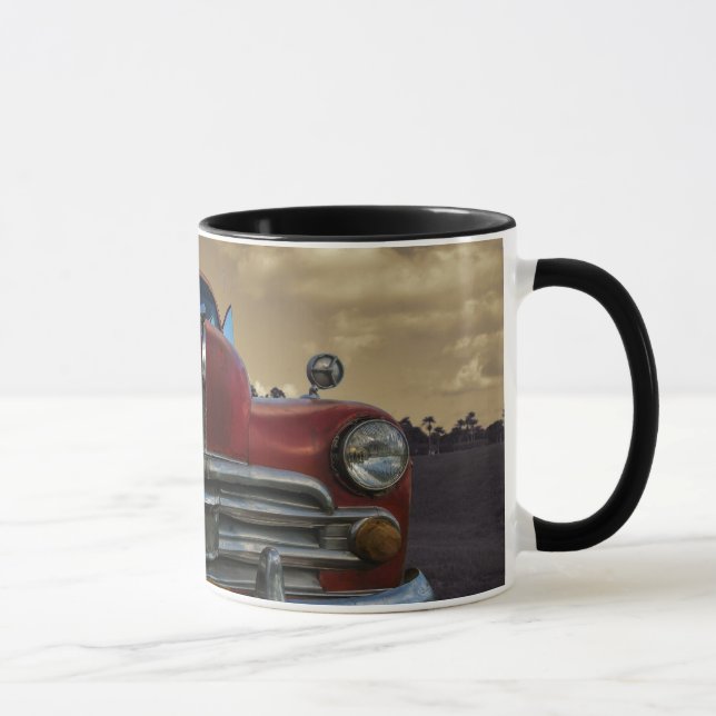 Caneca Veículo americano clássico em Vinales, Cuba (Direita)