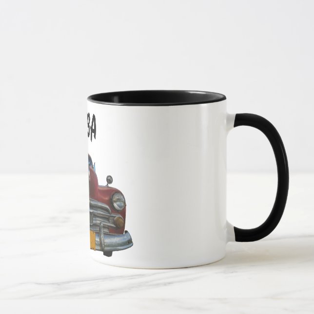 Caneca Veículo americano clássico em Vinales, Cuba (Direita)