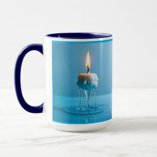 Caneca Vela Flutuante Elegante