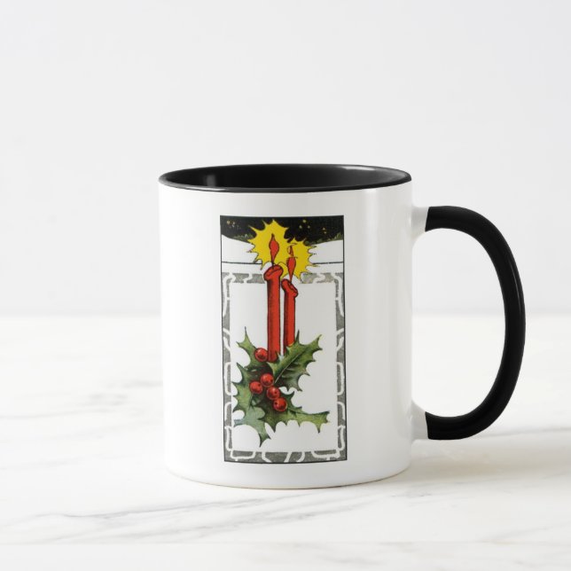 Caneca Velas de Natal Mug (Direita)