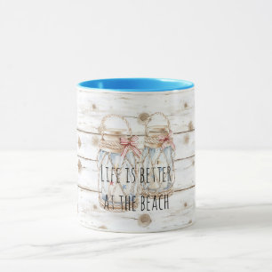 Caneca Velas Falso Branco Madeira