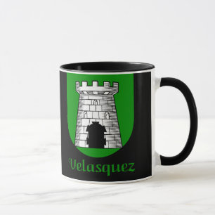 Caneca Velasquez Family Shield Mug