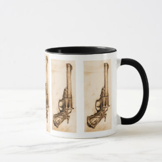 Caneca velha do revólver