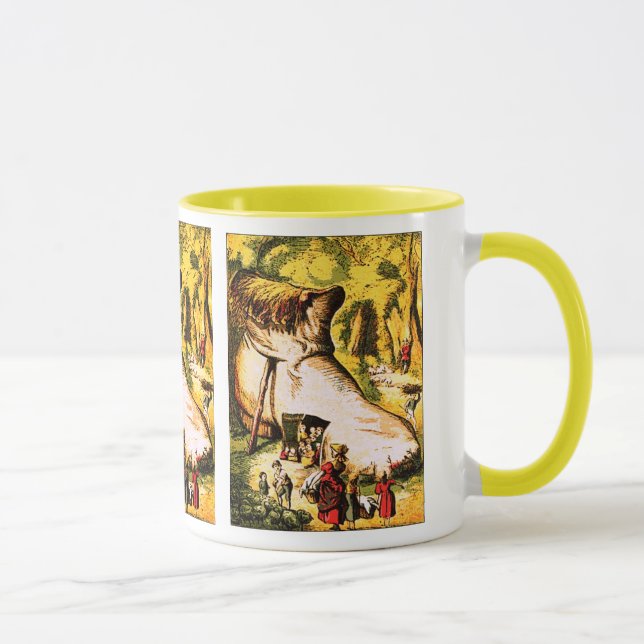 Caneca Velhinha que vivia em Calçado Mug (Direita)