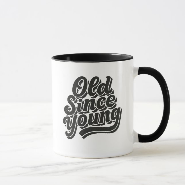 Caneca Velho Desde Jovem (Direita)