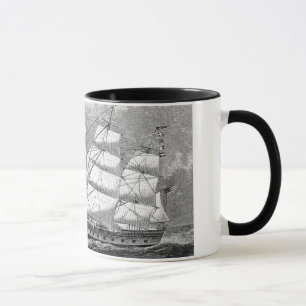 Caneca Velho Navio de Navegação