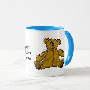 Caneca Velho, Vestido, Teddy Bear Mug