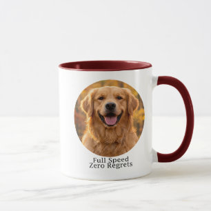 Caneca Velocidade Máxima Sem Arrependimentos Dourado