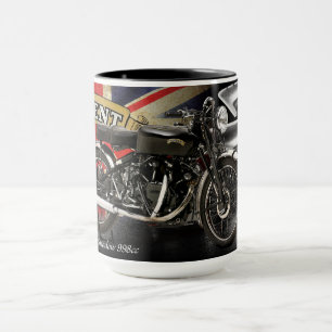 Caneca Velomotor 1952 preto da sombra 998cc de Vincent