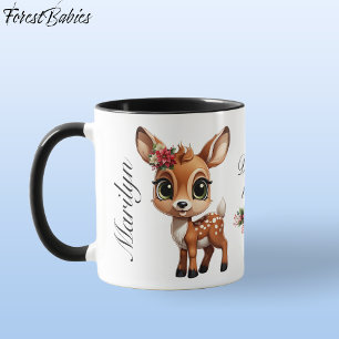 Caneca Vencedor Único, Fawn, Doe 🦌 🎄 Adormecido