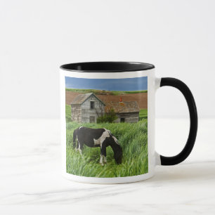 Caneca Vendo cavalos em um campo no Palouse 2