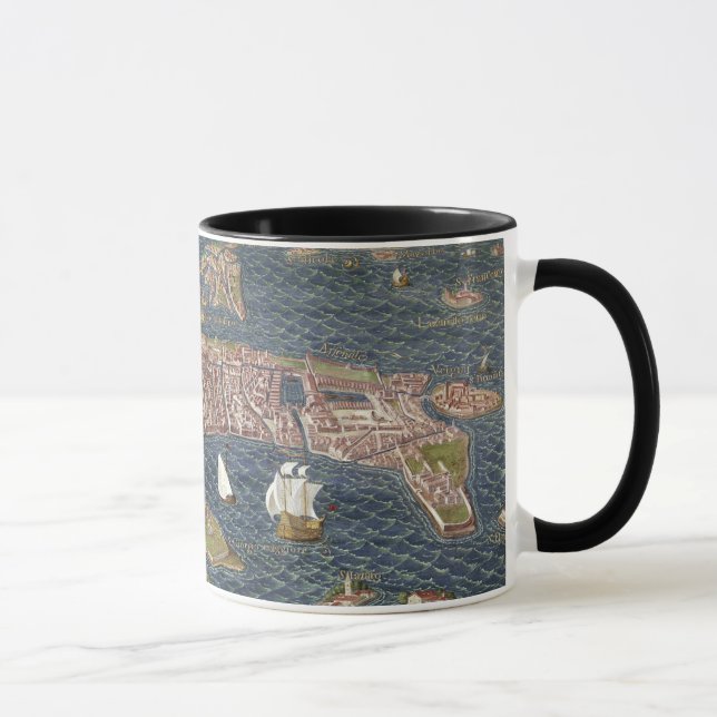 Caneca VENEZA: MAPA, século XVI (Direita)