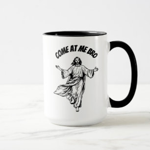 Caneca Venha Para Mim Irmão Engraçado Jesus Bíblia Cristã