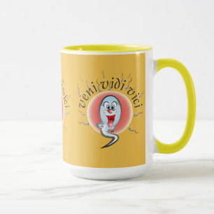 Caneca veni vidi vici taça