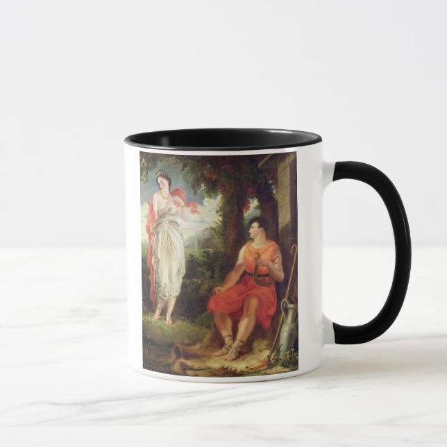 Caneca Venus e Anchises, 1826 (óleo em canvas) (Direita)