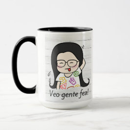 Caneca veo gente fea