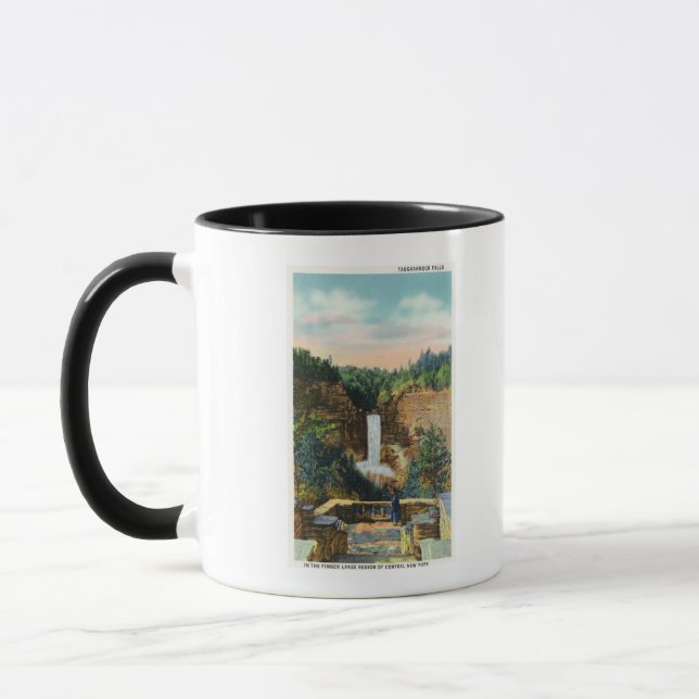 Caneca Ver as quedas de Taughannock # 2 (Esquerda)