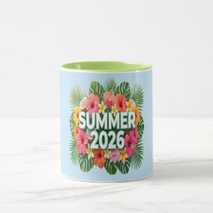 Caneca Verão 2026 Vibração da Praia do Paraíso Tropical
