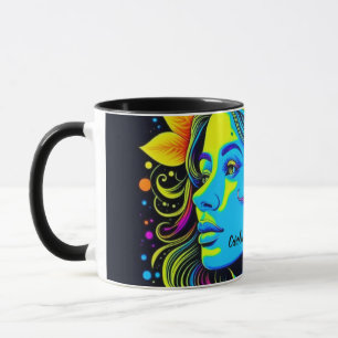 Caneca Verão do Amor, Hippy, Flor Power, Personalizado