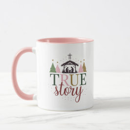 Caneca Verdadeira Bíblia de Natal da História
