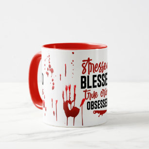 Caneca Verdadeiro Crime Fragmentado