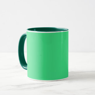 Caneca Verde androide (cor sólida)