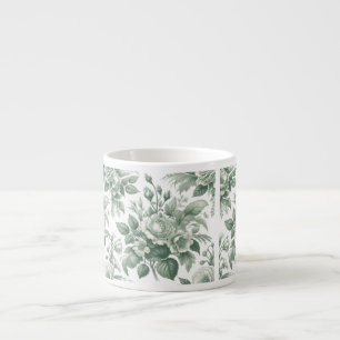 Caneca Verde, Caneca Floral Verde, Primavera Mug,