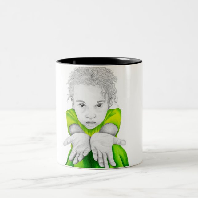 Caneca verde da menina 2 (Centro)