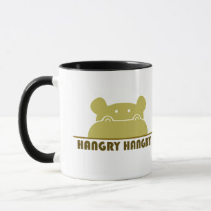 Caneca Verde de Camo do exército do hipopótamo de Hangr