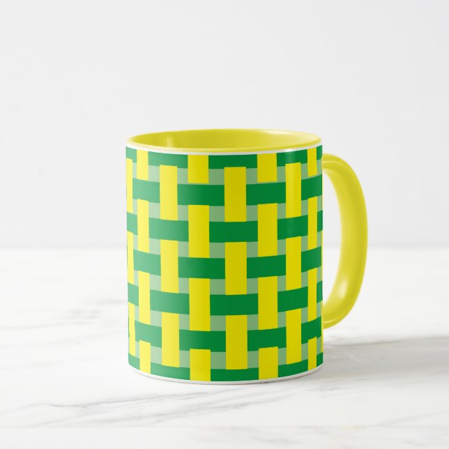 Caneca - Verde e Amarelo (Frente Esquerda)