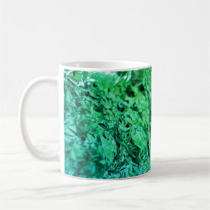 caneca verde embrulhada