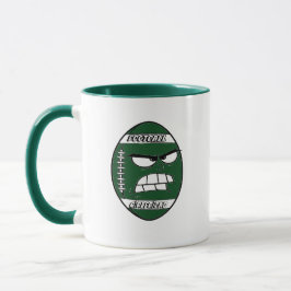 Caneca Verde Escura de Futebol para o seu Namorada