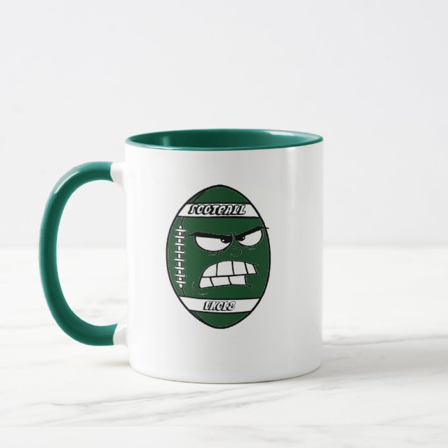 Caneca Verde Escura de Futebol para o Tio (Esquerda)