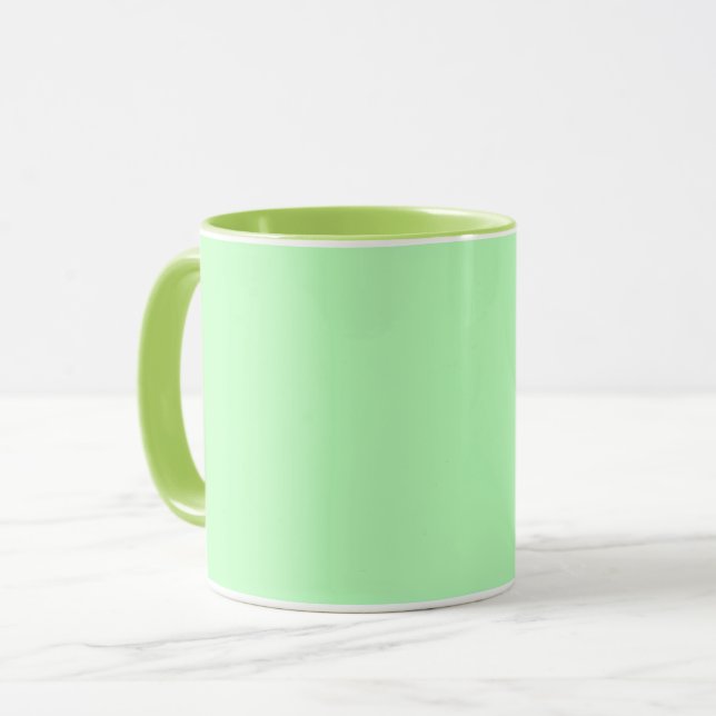 Caneca Verde pálido (Frente Esquerda)