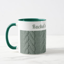 Caneca Verde Verde com Muda Personalizado Inverno | Abraç