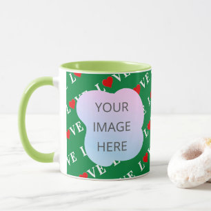 Caneca Verdes AMAR Coração Retroativo