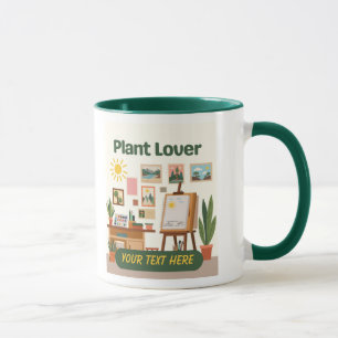 Caneca Verdura Personalizada & Design de Espaço de Trabal