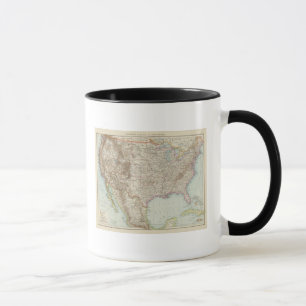 Caneca Vereinigte Staaten von Nordamerika - Mapa dos EUA