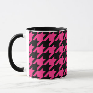 Caneca Verificação de Tonalidade Preta Rosa