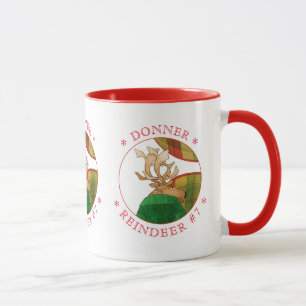 Caneca Vermelha Combo DONNER REINDEER