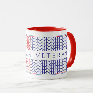 Caneca Vermelha Combo "VETERANO AMERICANO"