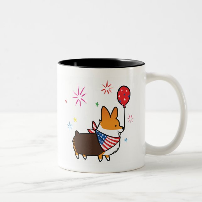 Caneca vermelha | CorgiThings de América do Corgi (Direita)