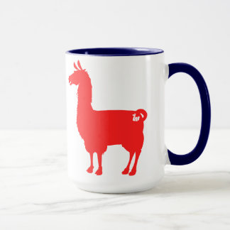 Caneca vermelha do lama