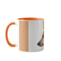 Caneca vermelha do tom de Heeler dois do "filho do