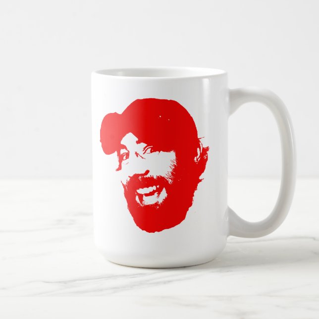 Caneca vermelha épico total da barba de DANarchy (Direita)