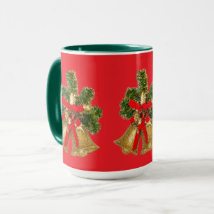 Caneca Vermelho de Natal e Verde de Feriado