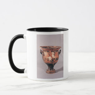 Caneca Vermelho-figura krater que descreve amazons e