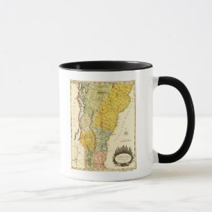Caneca VermontPanoramic MapVermont