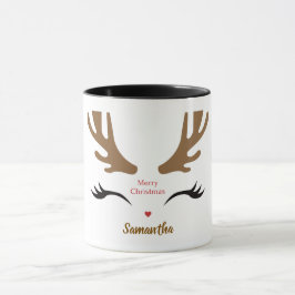 Caneca Verniz de Natal Moderno e Bonito